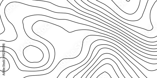 White wave paper curved reliefs abstract background,Line topography map contour background, geographic grid.paper texture Imitation of a geographical map shades ,