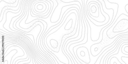 White wave paper curved reliefs abstract background,Line topography map contour background, geographic grid.paper texture Imitation of a geographical map shades ,