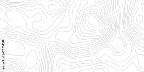 White wave paper curved reliefs abstract background,Line topography map contour background, geographic grid.paper texture Imitation of a geographical map shades ,