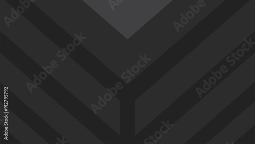 Geometric shapes on black abstract background