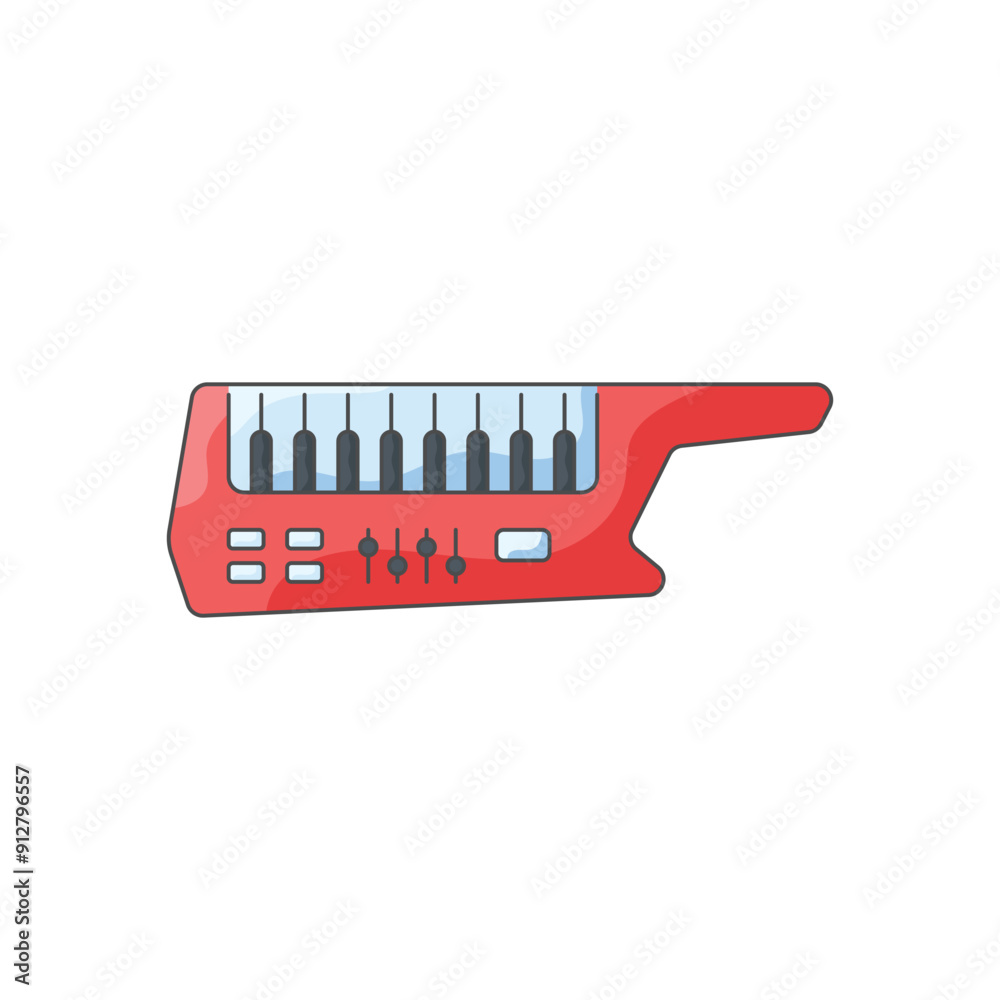 Keytar vector icon Keytar vector icon