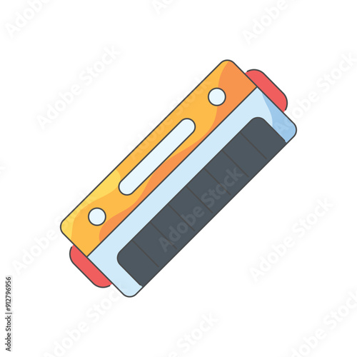 Harmonica vector icon