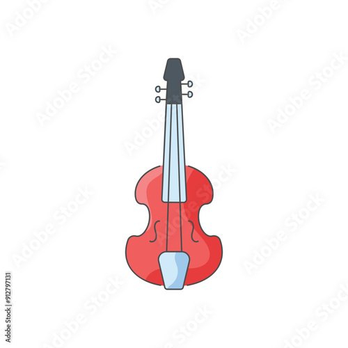 Viola vector icon