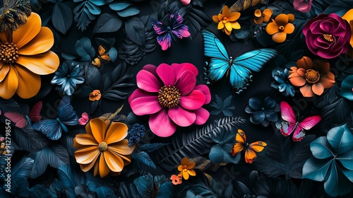 Mandala Butterfly Designs for Coloring and Art