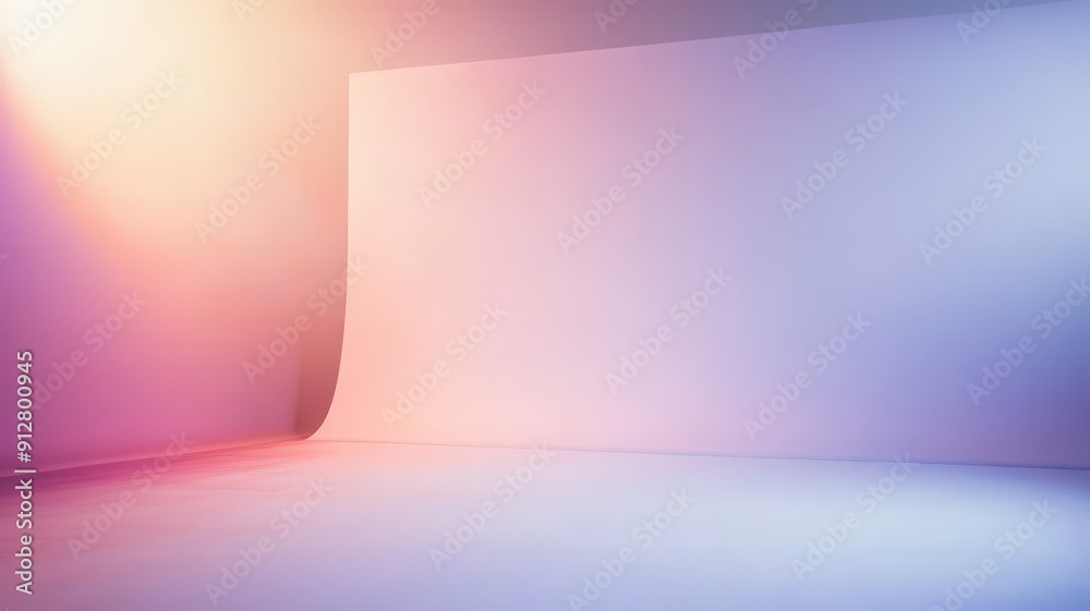 Creative Studio Background With Colorful Lighting and Smooth Surface for Artistic Projects at Dusk Creative Studio Background With Colorful Lighting and Smooth Surface for Artistic Projects at Dusk