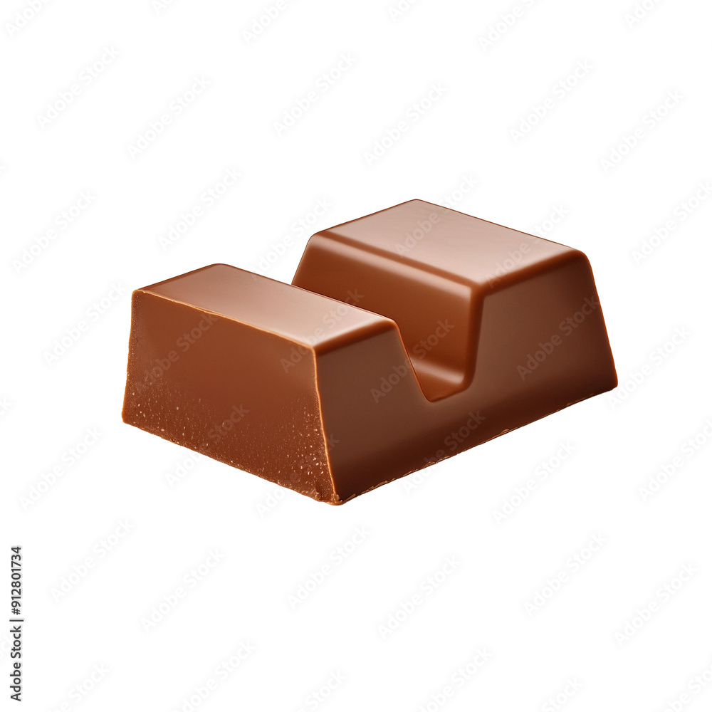 chocolate bar with creamy filling on a transparent background chocolate bar with creamy filling on a transparent background