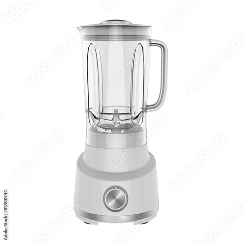 3D rendering blender with a transparent background