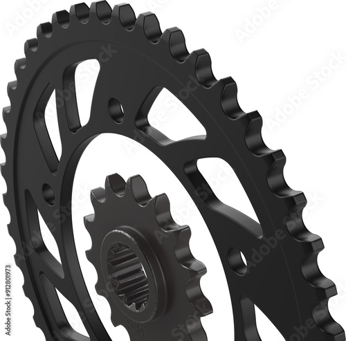 gear sprockets isolated