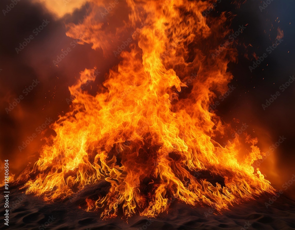 displays flames burning with dramatic intensity, showing flames blazing. generative ai displays flames burning with dramatic intensity, showing flames blazing. generative ai