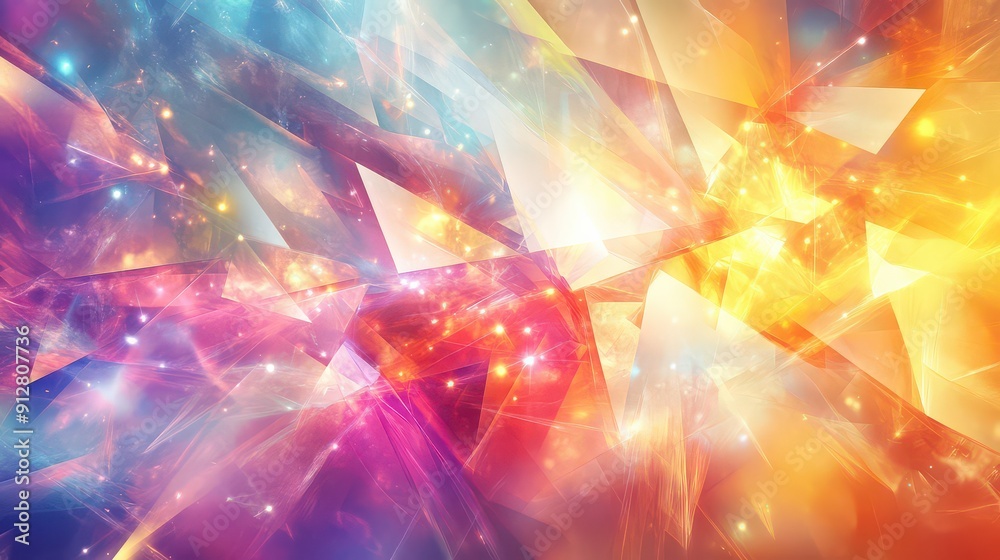 Explosive Cosmic Symphony in Vivid Colors Explosive Cosmic Symphony in Vivid Colors