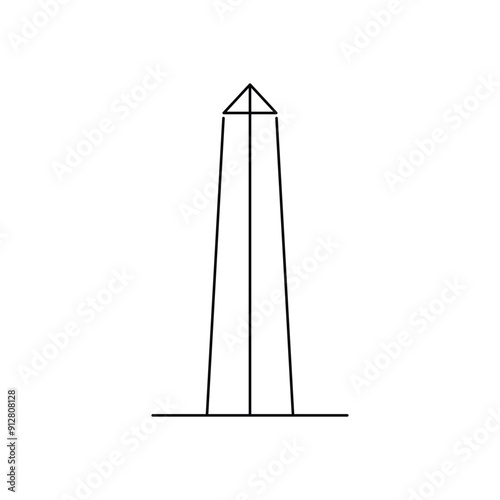 Washington Monument  vector icon