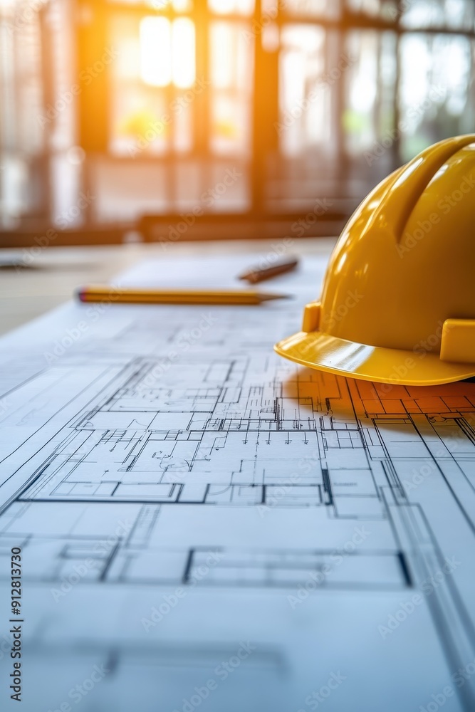 © Media Srock - Blueprint floor plan architectural project