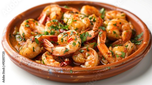 Delicious and Spicy Garlic Shrimp