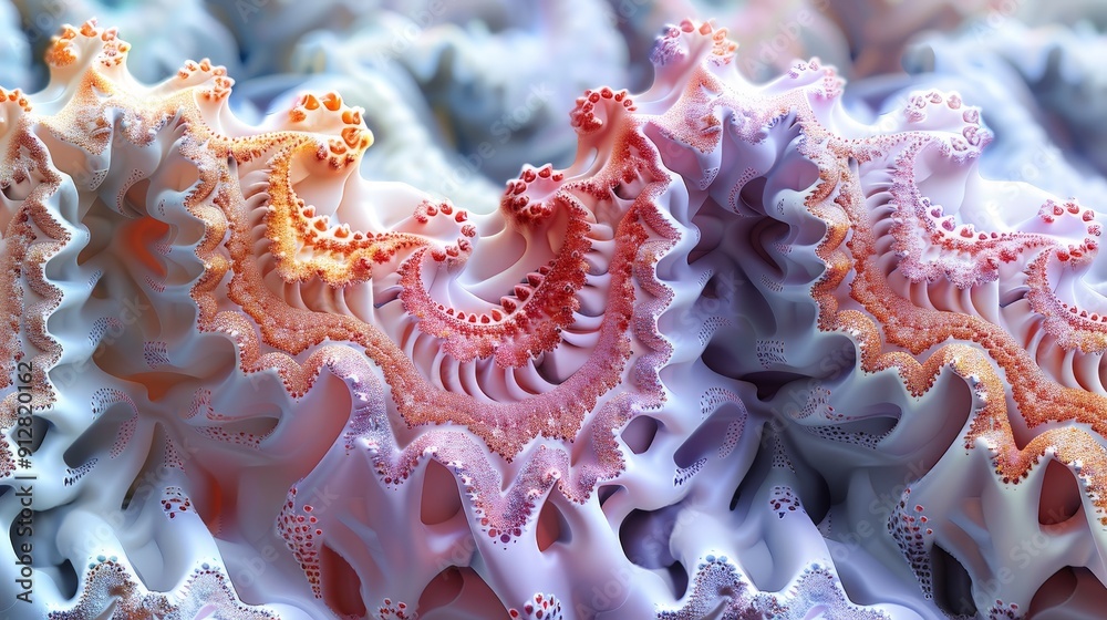 Abstract fractal patterns in bright colors Abstract fractal patterns in bright colors