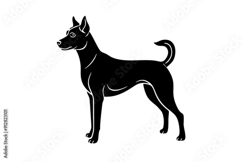 illustration of a dog vector