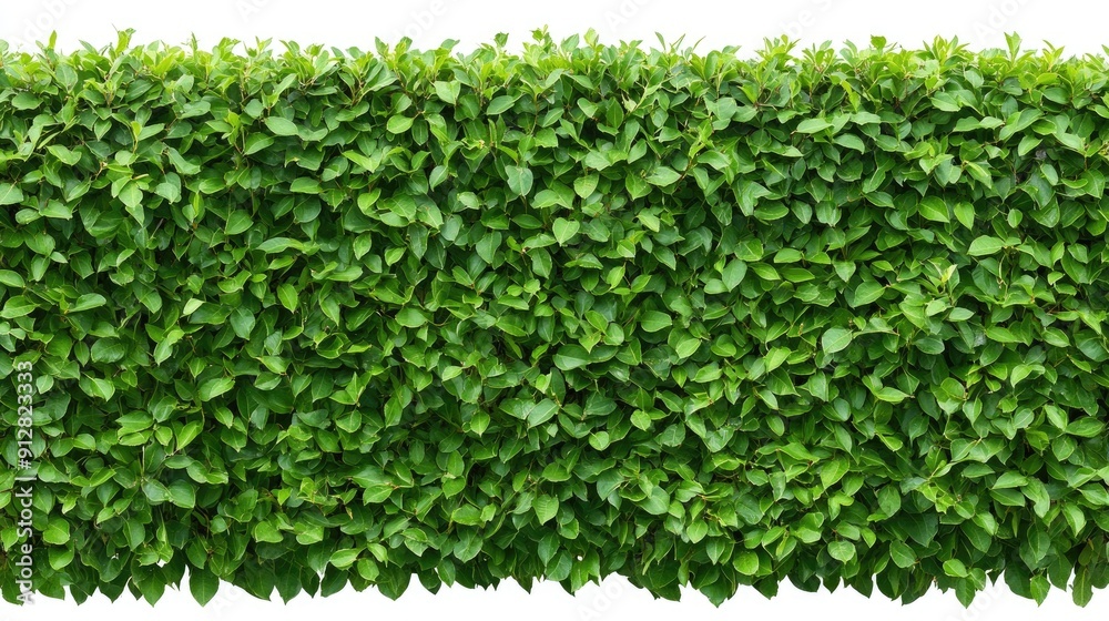 Obraz premium A serene garden features meticulously arranged greenery, colorful plants, and winding paths under a clear sky, inviting relaxation and exploration