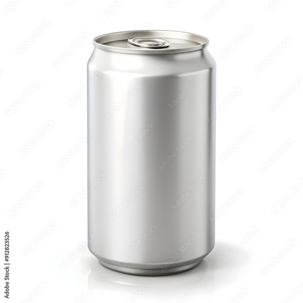 blank soda can mockup