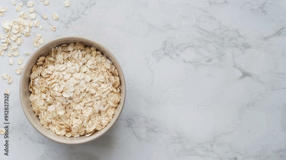 national oatmeal day background concept with copy space national oatmeal day background concept with copy space