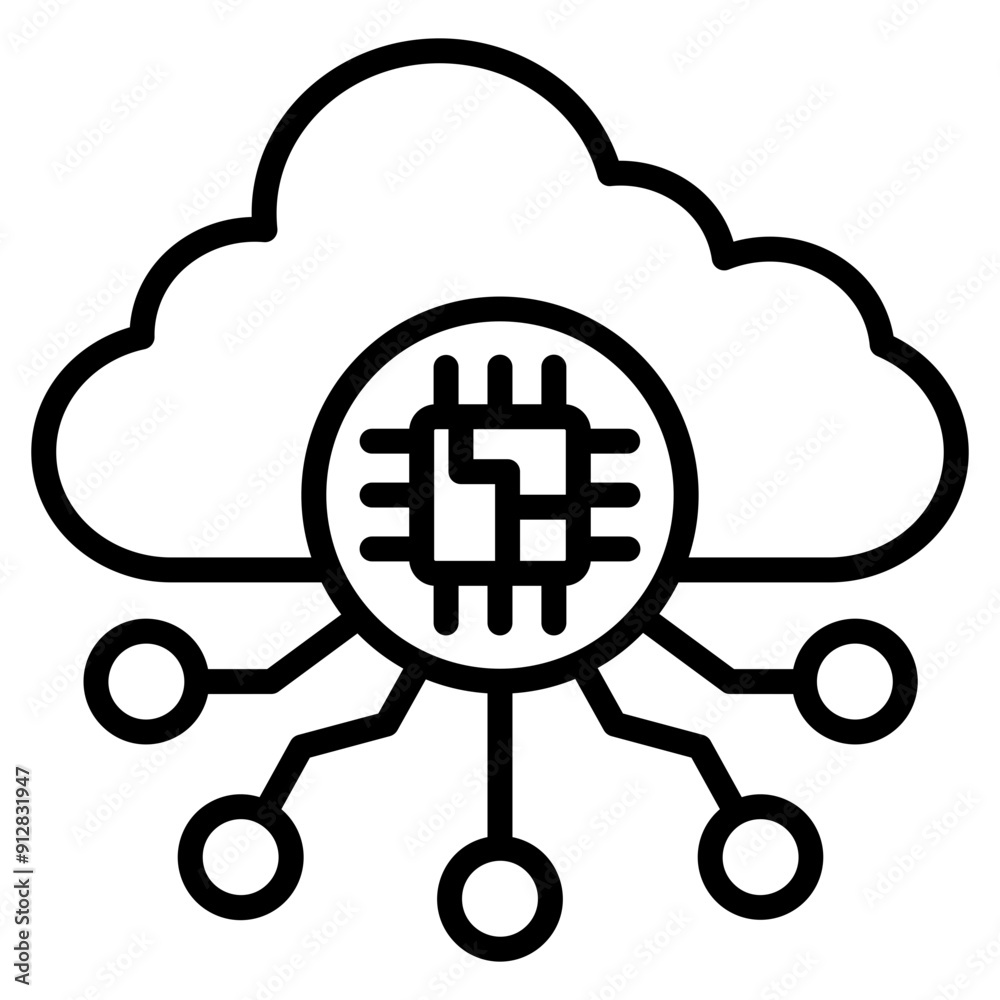 Obraz premium Cloud Icon