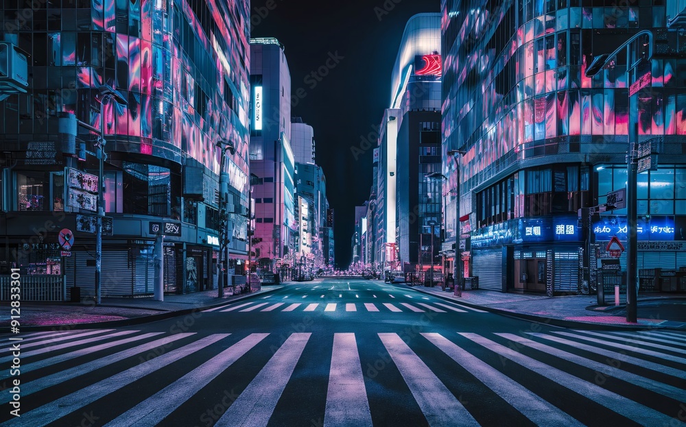 Obraz premium Shibuya Crossing at rush hour japan