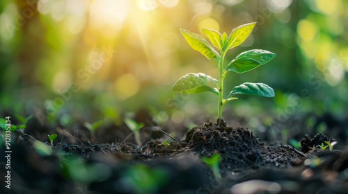 Fototapeta Naklejka Na Ścianę i Meble -  Environment Day, save clean planet, ecology concept. Hands holding crystal earth globe in sunny green grass.