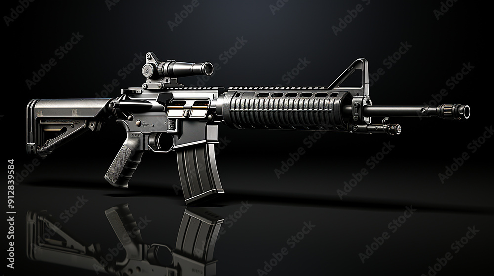 3d army weapon photo. generative ai 3d army weapon photo. generative ai