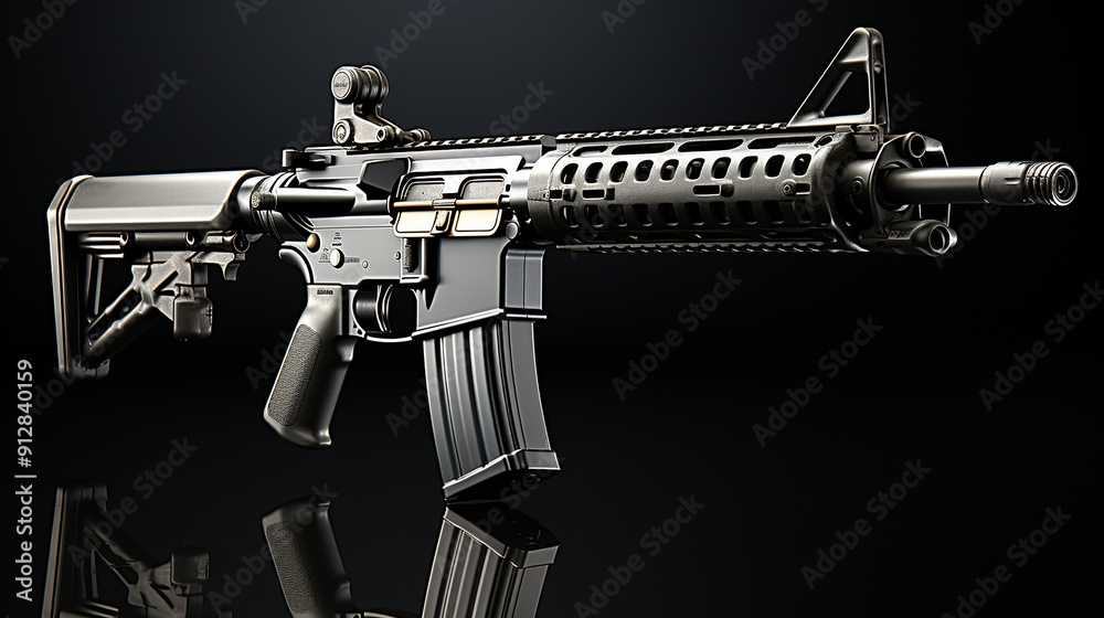 3d army weapon photo. generative ai 3d army weapon photo. generative ai