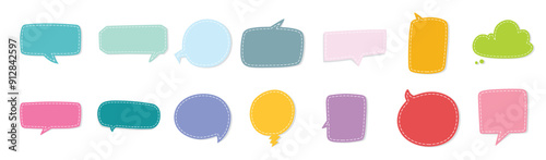 Empty speech bubble single ad sale. Vector