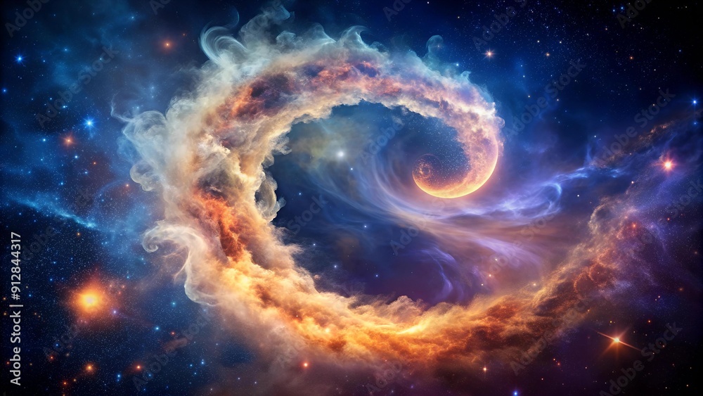 Celestial Smoke 'C' - A Cosmic Letter of Smoke Generative AI Celestial Smoke 'C' - A Cosmic Letter of Smoke Generative AI