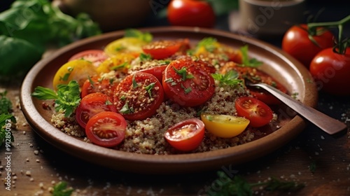 Quinoa Salad with Tomatoes