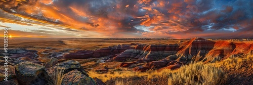 landscape photo petrified forest national park -