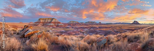 landscape photo petrified forest national park -