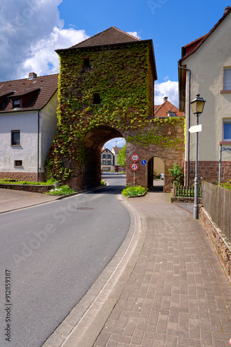 Marktgemeinde Burgsinn im Sinntal, Landkreis Main-Spessart, Unterfranken, Franken, Bayern, Deutschland