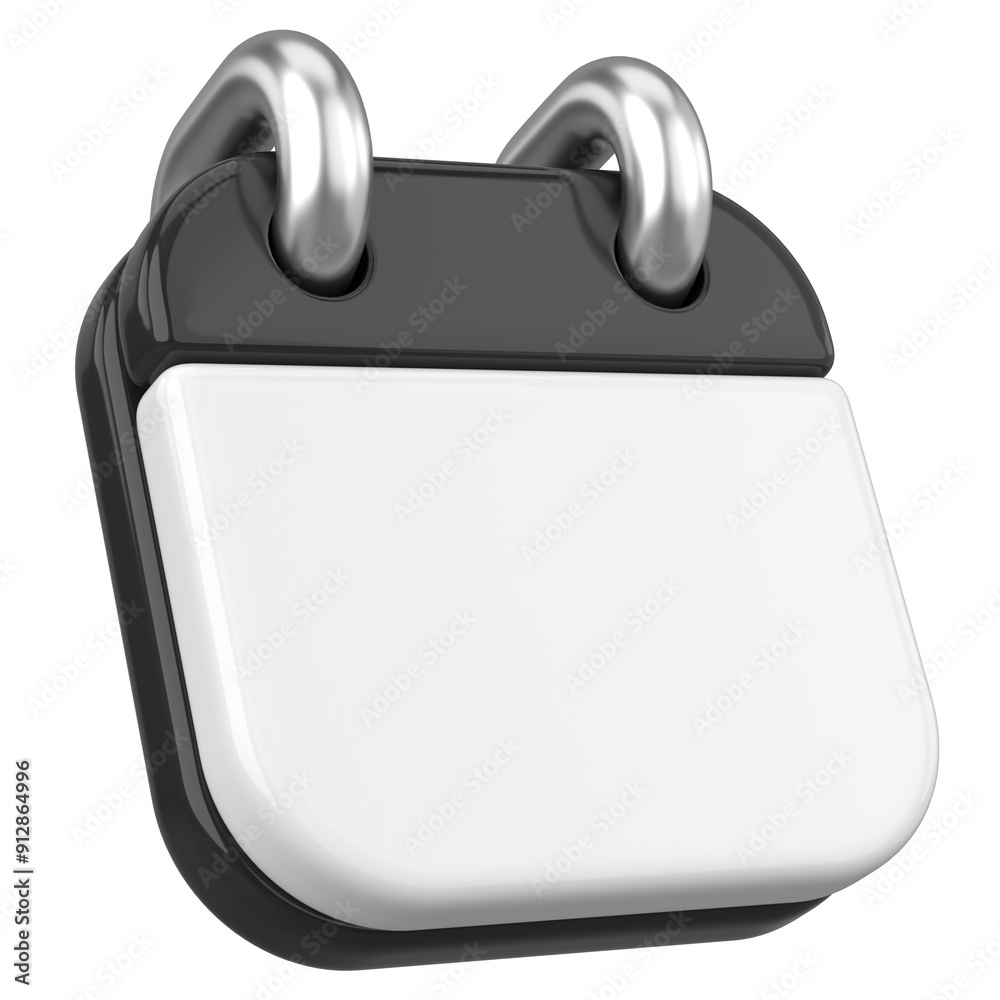 Empty calendar. 3D calendar. 3D illustration. Empty calendar. 3D calendar. 3D illustration.