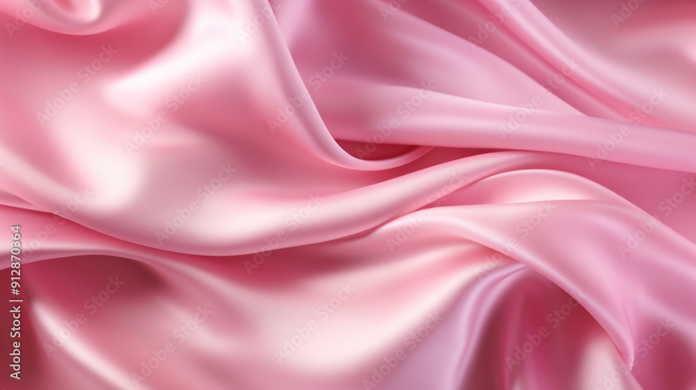 Fototapeta premium soft satin fabric texture luxurious shiny that is abstract silk cloth background with patterns soft waves beautiful