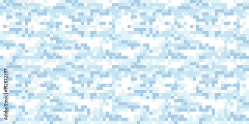 Pixel camouflage military pattern. Winter camouflage pattern for army. Seamless pattern for textiles