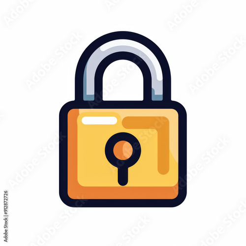 icon describe security level definition on white background