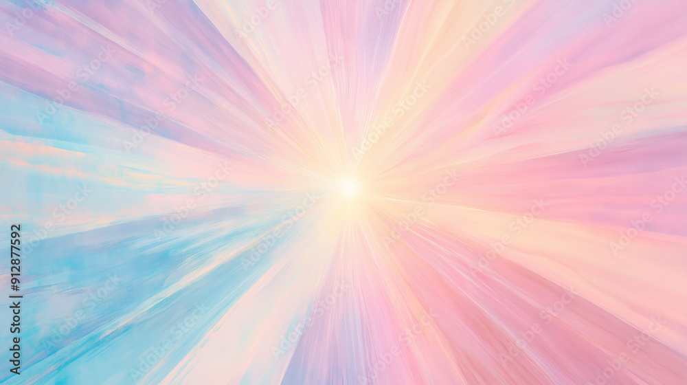 Obraz premium pastel color sunburst background