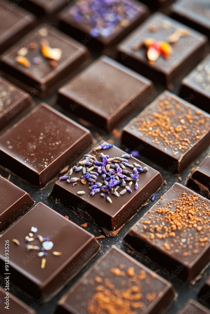 Artisanal chocolates with exotic flavors Artisanal chocolates with exotic flavors