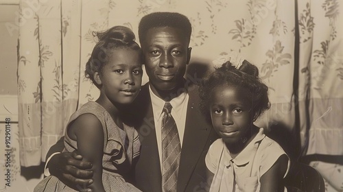 A Black Family Portrait from the 1900s photo