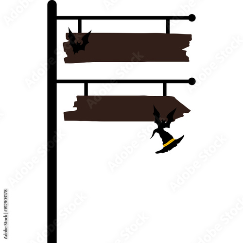 Halloween Sign Board
