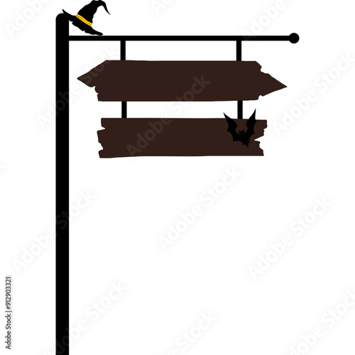 Halloween Sign Board
