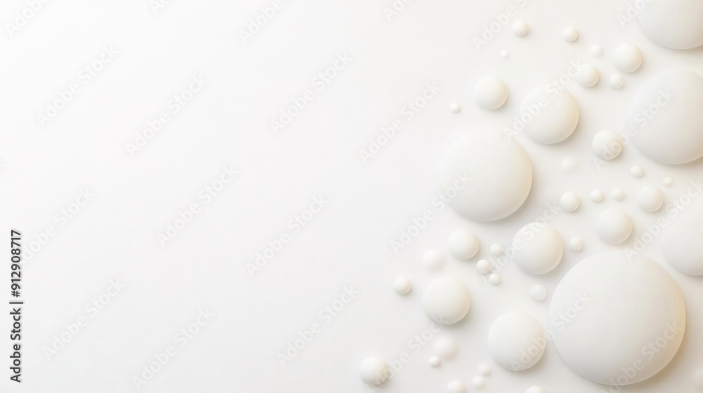 Abstract background with white bubbles on white background. Abstract background with white bubbles on white background.