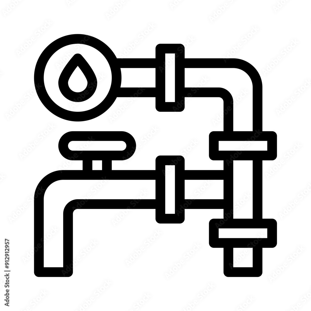 pipes line icon pipes line icon