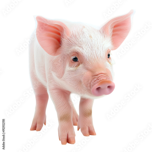 Cute Piglet Portrait