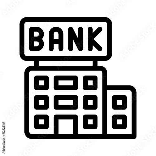 bank line icon