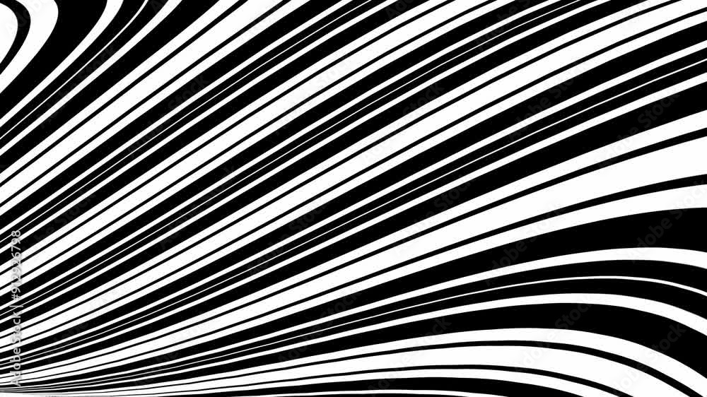 Black and white pattern.Abstract background. Backdrop video for design.Stripes wallpaper 4k. Seamless loop animation. Black and white pattern.Abstract background. Backdrop video for design.Stripes wallpaper 4k. Seamless loop animation.