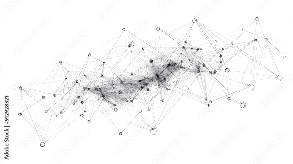 Dynamic network of lines showing interconnected relationships, representing unity and teamwork in a modern design Dynamic network of lines showing interconnected relationships, representing unity and teamwork in a modern design