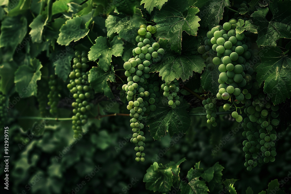 very dense grape plants very dense grape plants
