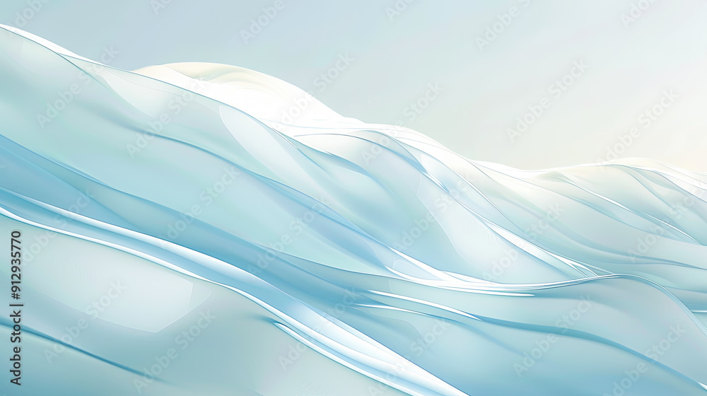 Abstract blue waves background smooth curves modern design flow wavy lines illustration Abstract blue waves background smooth curves modern design flow wavy lines illustration